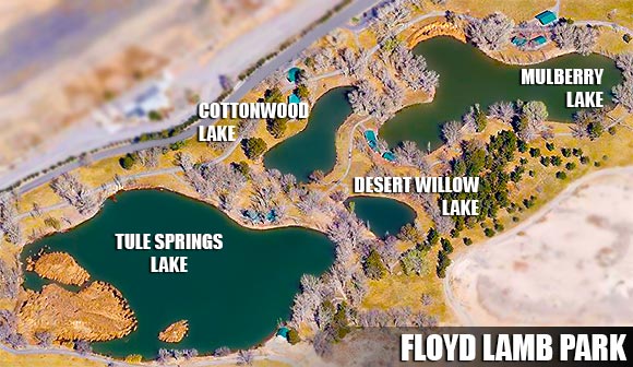 Floyd Lamb Park Map Las Vegas Fishing: Floyd Lamb Park