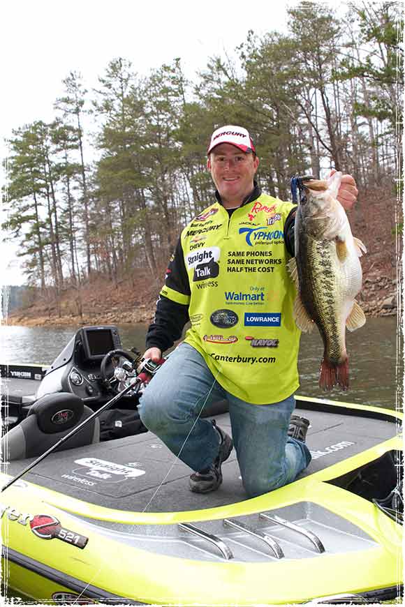 Scott Canterbury Holding a Monster Bass