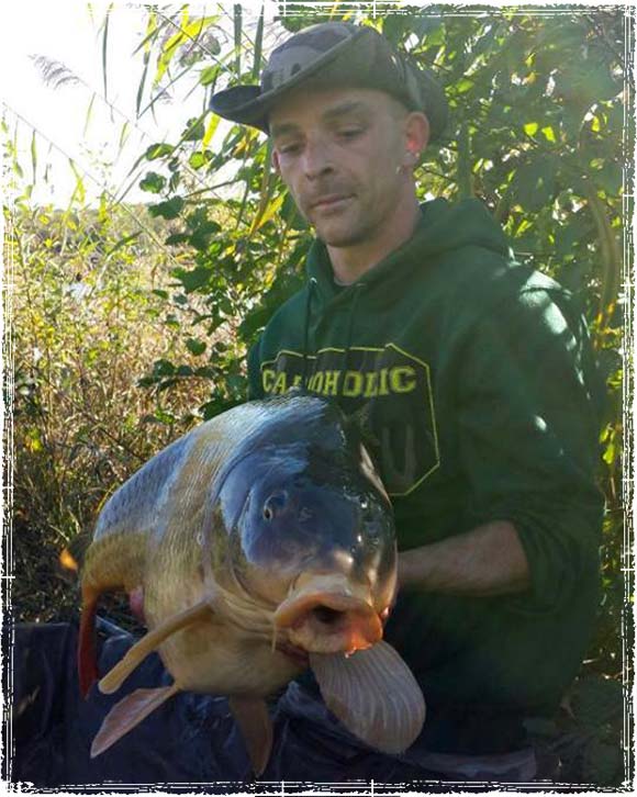 Holding a Giant Carp