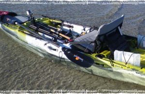 Kayak Camping Gear for your next Fishing Adventure Fishing Kayak ready to push of from shore