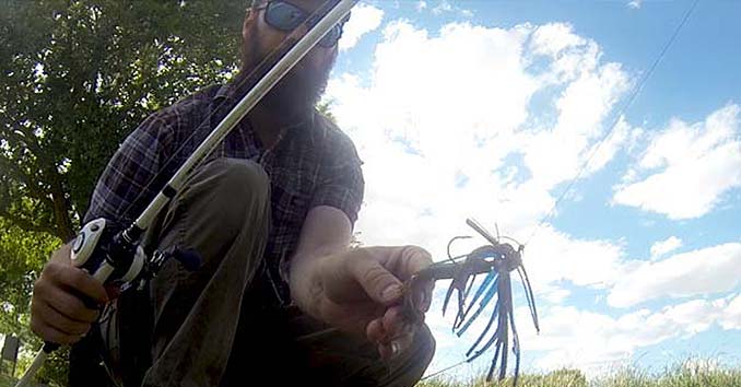Pitching a Jig with a Lew's Reel