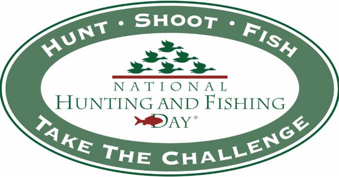 Hunting Fishing Day Logo