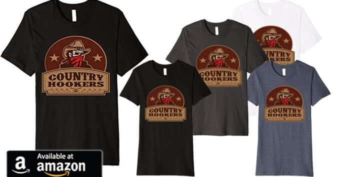 Country Hookers Fishing Shirts