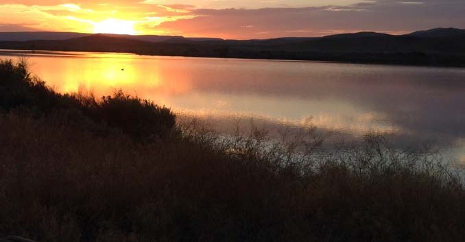 Sheep Creek Reservoir in Northern Nevada