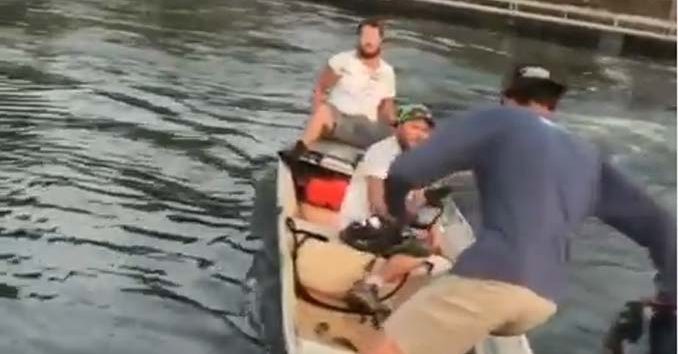 Attacked while fishing