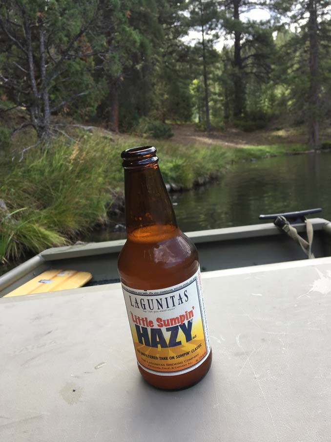 Drinking a beer while fishing the Tushar Mountain Lakes