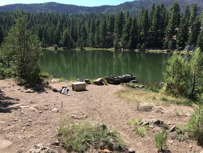 Launching Boat on Little Reservoir