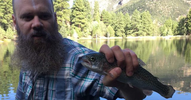 Fishing for Rainbow Trout at Little Reservoir in Utah